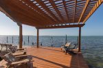 Pergola at Corner of Dock - the Best Place for Sunsets